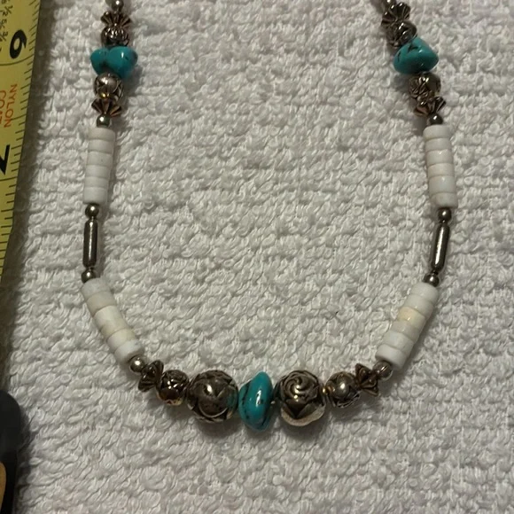 4 pieces - Turquoise & sterling Silver - Picture 8 of 8